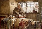 Walter Langley At Evening Time It Shall Be Light painting